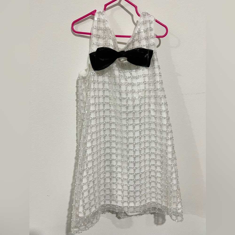 girl white dress size 8